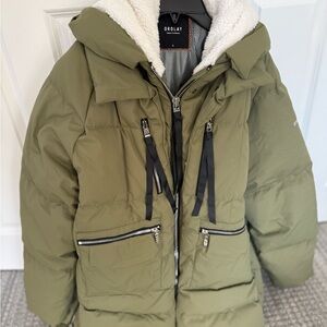 Orlay Olive Green Puffer Jacket